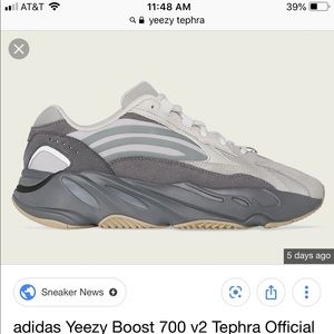 Yeezy adidas boost 700 v2 tephra 9.5. Confirmed